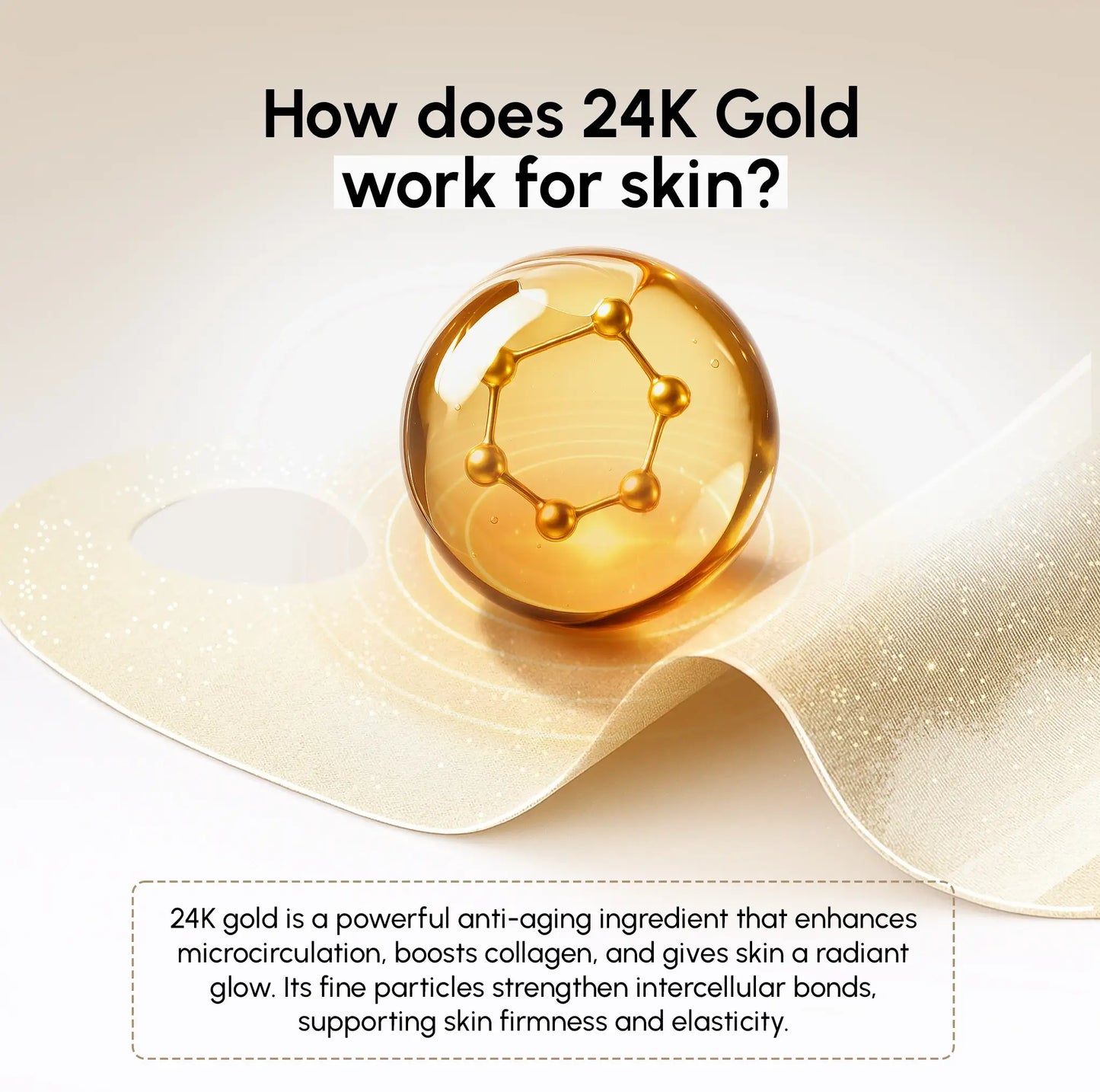 24K Gold Chin & Jawline Lifting Mask — 5 Masks