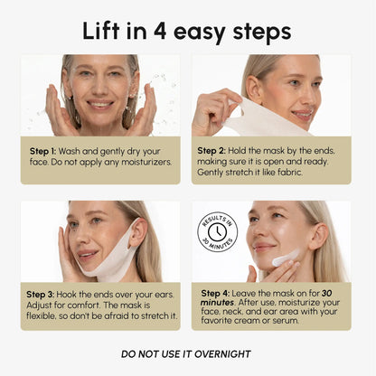 24K Gold Chin & Jawline Lifting Mask — 5 Masks