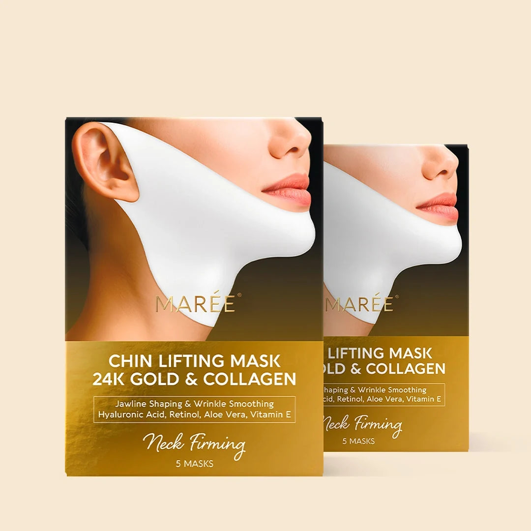 24K Gold Chin & Jawline Lifting Mask — 5 Masks