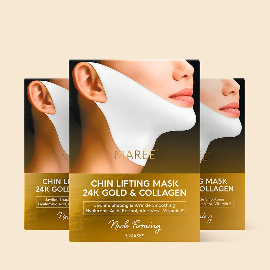 24K Gold Chin & Jawline Lifting Mask — 5 Masks